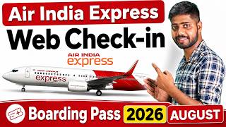 Air India Express Web Check In Air India Web Check In Process Air India Express Boarding Pass
