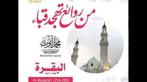 محمد أيوب / سورة البقرة ٢٥٤-٢٨٦ ؛؛ تهجد مسجد قباء عام ١٤٢٢