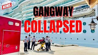 Cruise Ship Gangway Collapses Multiple Injuries Reported