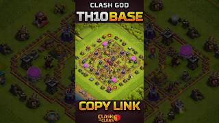 ULTIMATE TH10 FARMING Base Design | Clash of Clans
