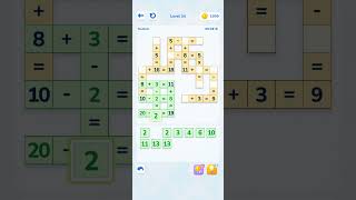 Math Crossword - Level 34 #mathspuzzle #mathsquiz #mathsshorts #mathskills #mathsclass #mathstricks