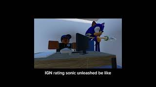 IGN rating Sonic Unleashed be like