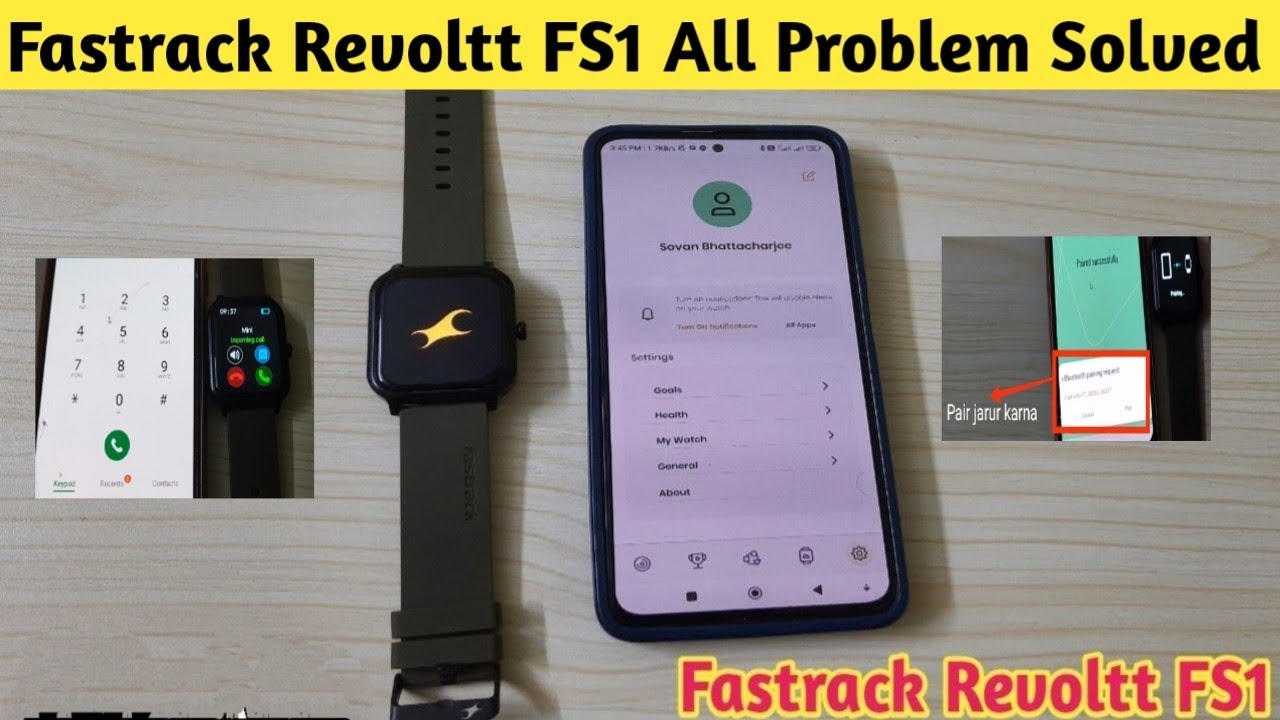 Fastrack Revoltt FS1 All Problem Solved | Fastrack Smartwatch - YouTube