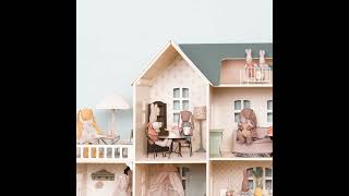 Tea Party for Two: Maileg Rabbits' Delightful Dollhouse Date #mailegteaparty #mailegdollhouse