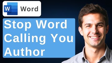 How To Stop Microsoft Word From Calling You “Author” In Track Changes [2025 Guide]