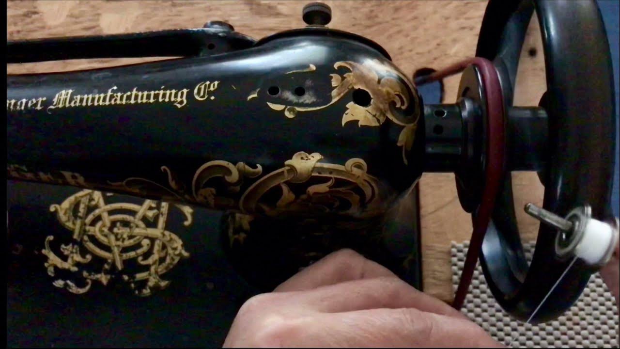 How to wind a bobbin When bobbin winder is not working I used my Singer 1531 for this