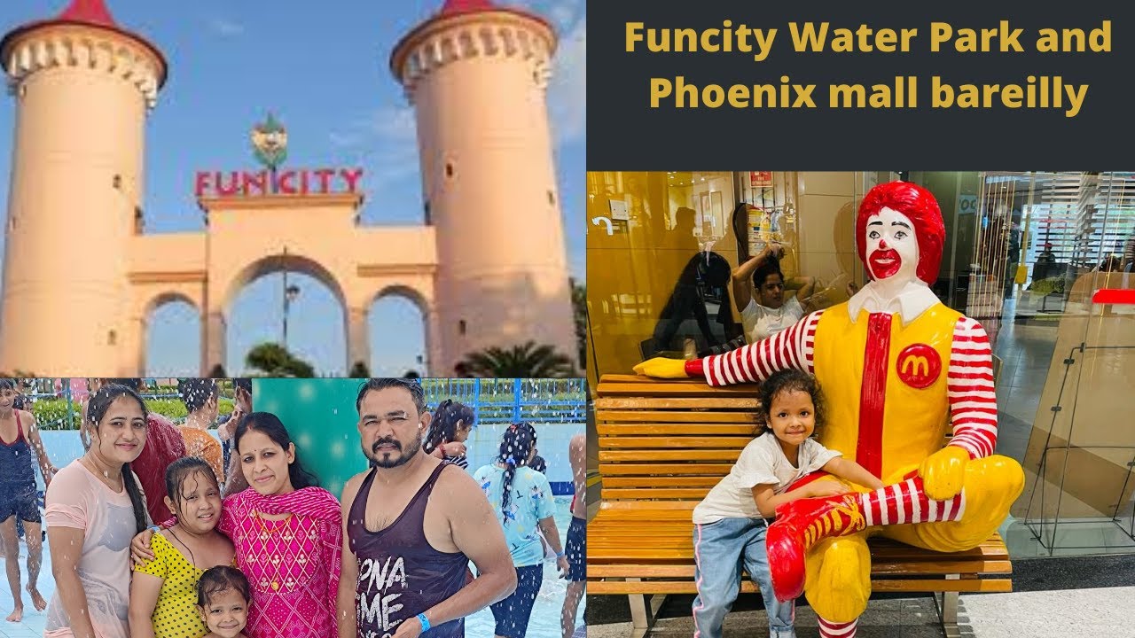 Fun city Bareilly Amusement Park Full Tour 2022 I Aquashoot I PHOENIX UNITED MALL 