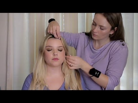 ASMR Delicate Perfectionist Hair Wave Enhancing & Styling with Natural Makeup Look 💄 ✨️ Final Touch