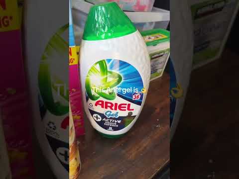 Laundry Gel Ariel Gel Essentials Cleaning Compilation Cleantok Viralshorts Gadgets 
