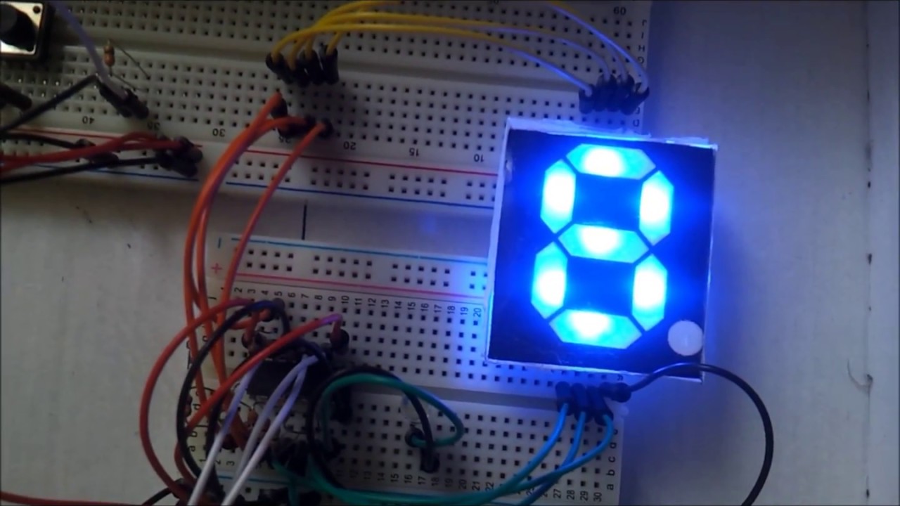 Homemade 7 Segment Display - YouTube