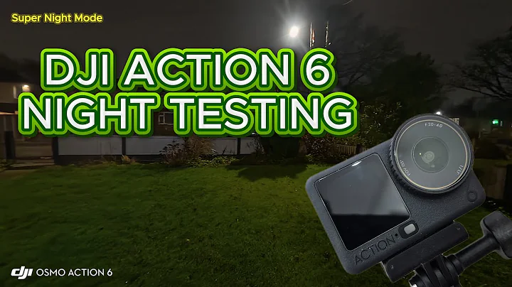 DJI Action 6 Night Test (RAW Footage!)