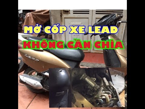 Video Cách Mở Cốp Xe LEAD Khi Quên Chìa Khoá Trong Cốp Xe - youtube