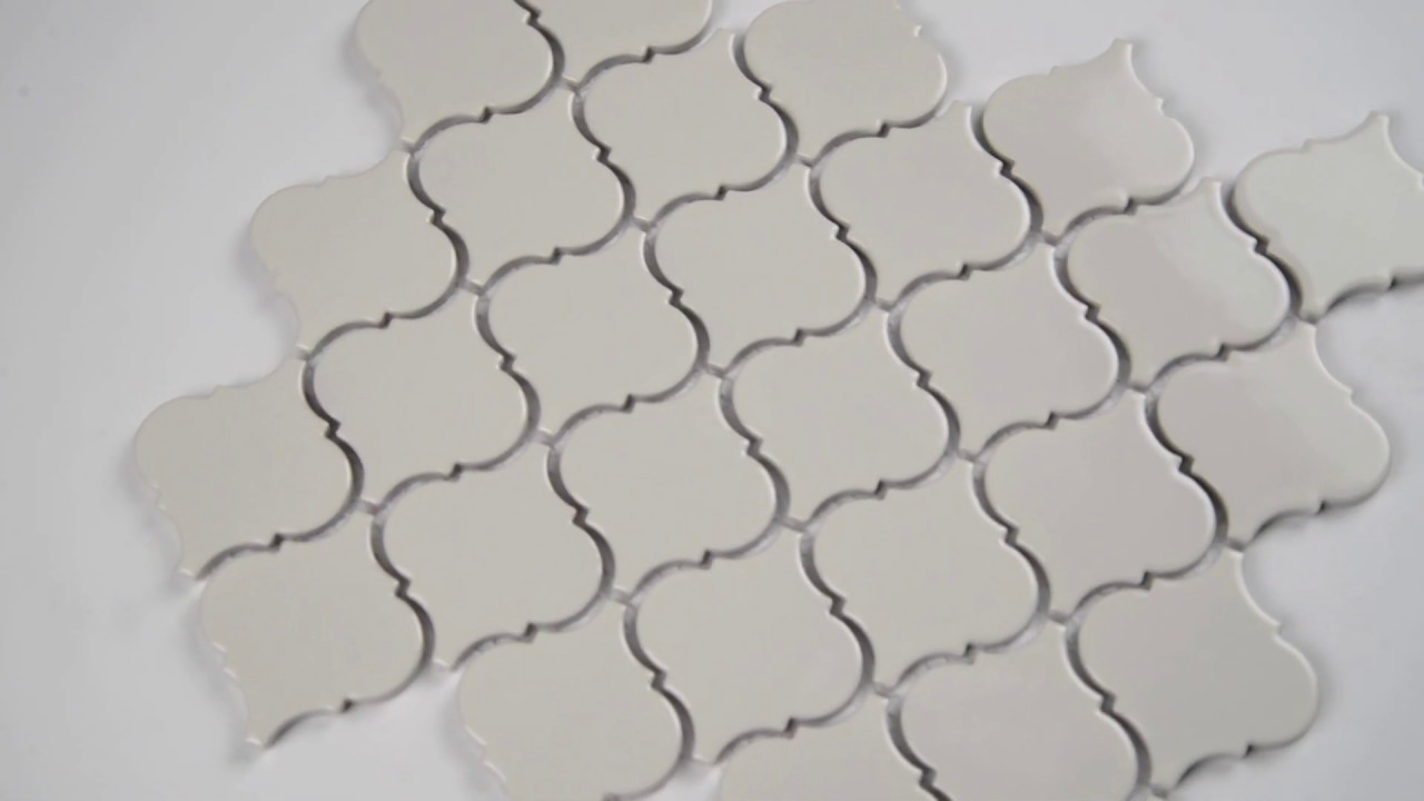 Almond Glossy Arabesque Mosaic - 101414616