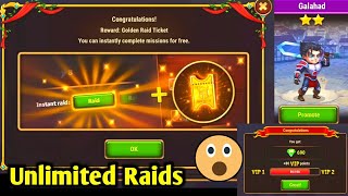 Hero Wars | Golden Raid Ticket | Forever Raid Ticket | Rs 85 TopUp | Hero Wars Golden Raid Ticket 🔥