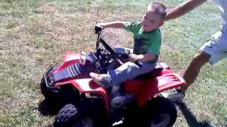 Baby D On The Fourwheeler