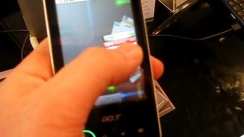 Acer Android Phone from MWC 2010