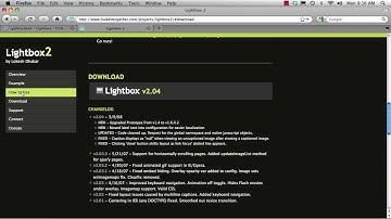 Using Lightbox 2 with the -gallery.html- page