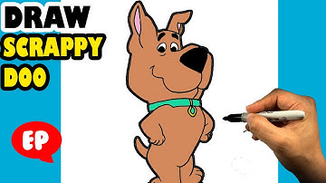 How to Draw Scrappy Doo from SCOOBY DOO