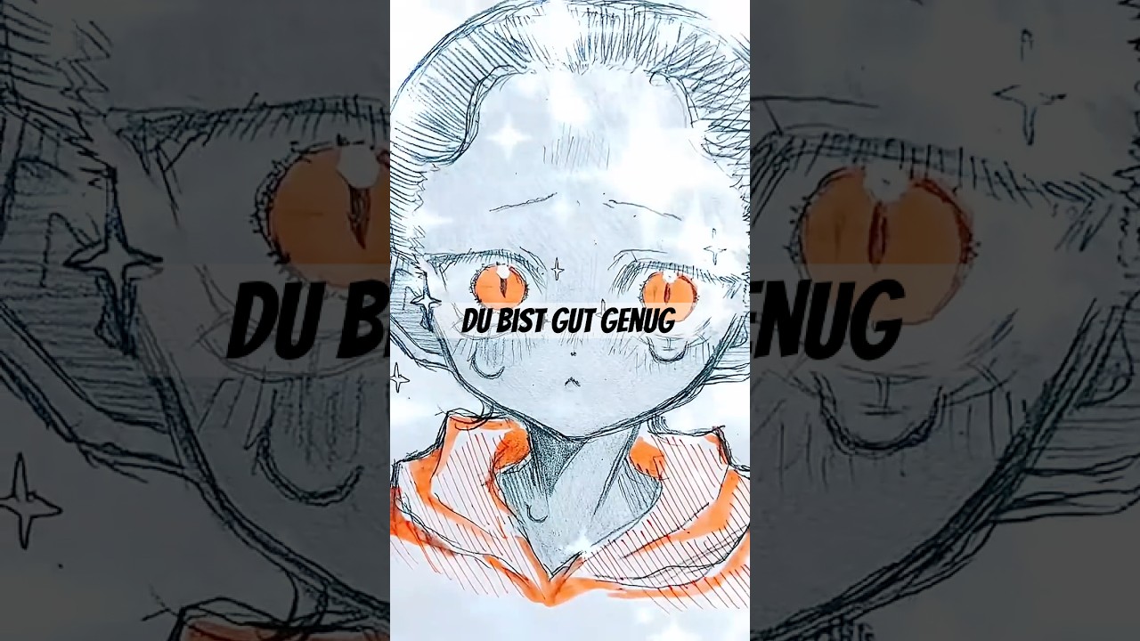 『Du bist gut genug.』あなたは十分素敵です。 #イラスト #illustration #gutgenug