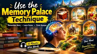 Use the Memory Palace Technique | Remember Anything Faster | Wise Words #audiobook 