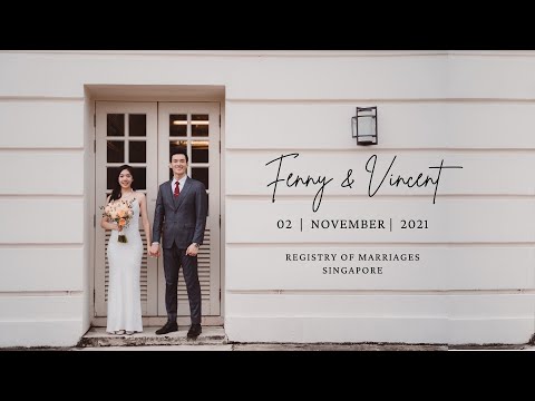Registry of Marriages in Singapore 新加坡西式結婚儀式 | 新加坡新郎x台灣新娘