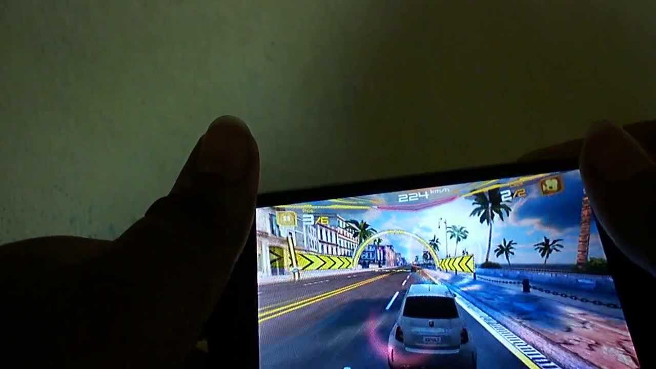 Asphalt 7 heat gameplay on LAVA IRIS 458Q