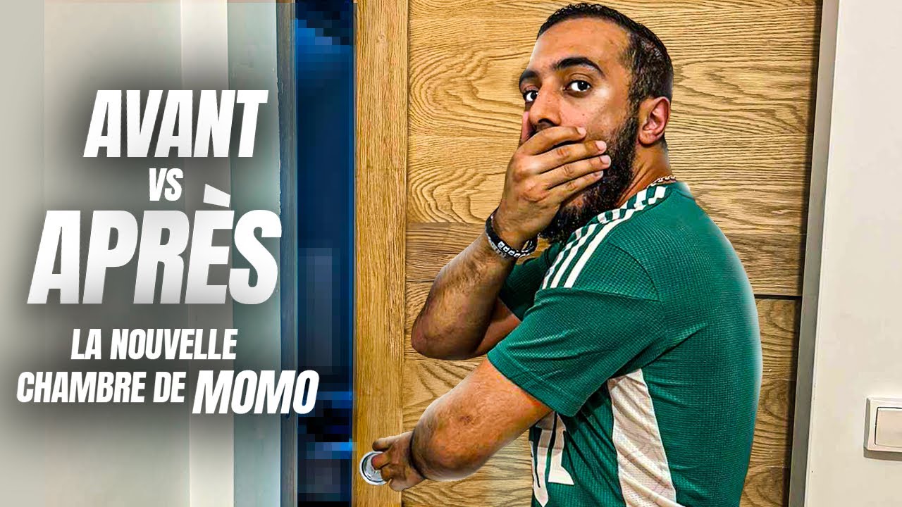 LA CHAMBRE DE MOMO AVANT / APRES
