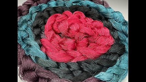Hand dyed and Woven Warps