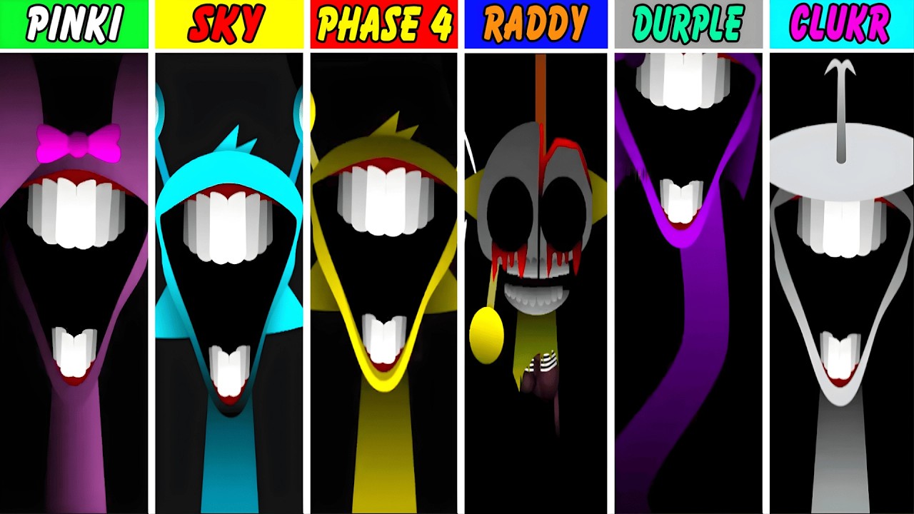 Incredibox Sprunki: Phase 4 But Everyone Is Pinki Vs Sky Vs Phase 4 Vs ...