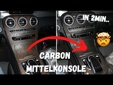 Klavierlack Entfernen / Mercedes Benz W205 Mittelkonsole Ausbauen