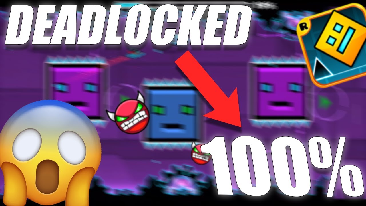 VEDETÄÄN DEADLOCKED 100% | Geometry Dash Suomi - YouTube