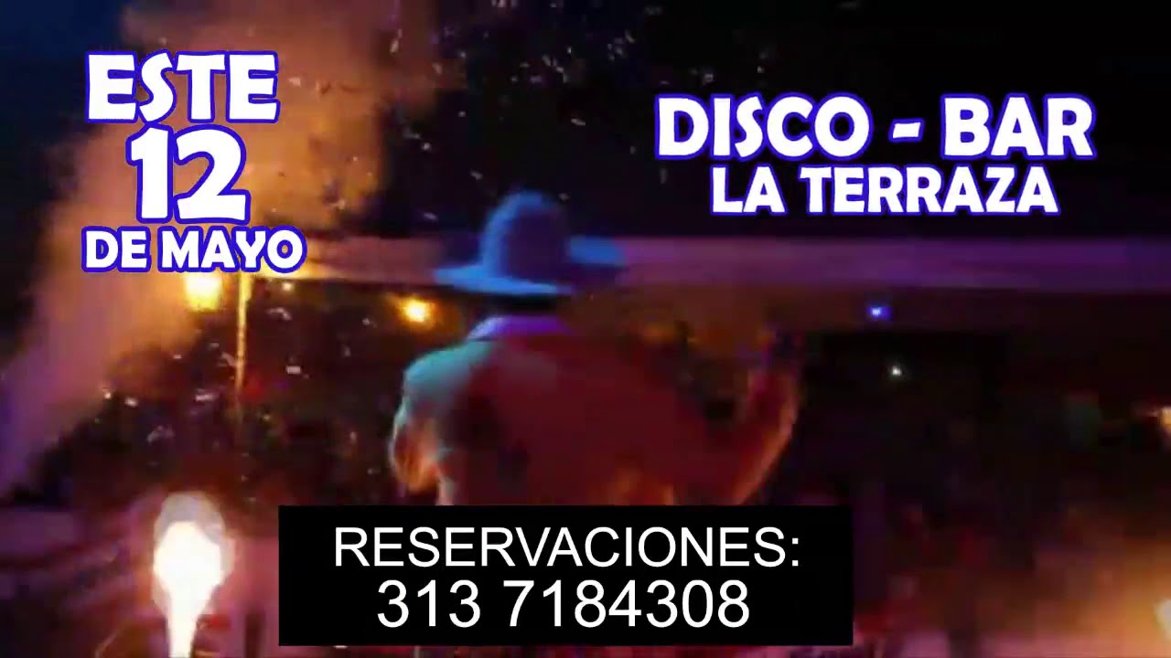 Evento Disco Crossover La Terraza 12 de mayo en San Roque Antioquia