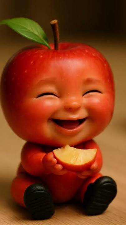 “Baby Udon Don Don Dan Eats an Apple Cutely! 🍎👶💖” #memes #marvel #funny