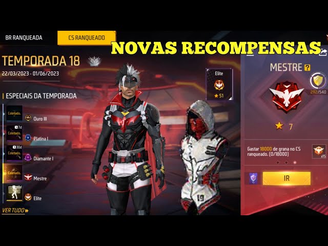 Garena Free Fire - Mandou bem nessa temporada de CS Ranqueado? Comenta aqui  embaixo qual foi o nível que você terminou!