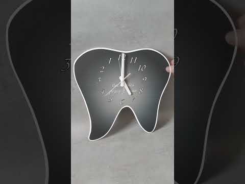 Настінний годинник зі зворотнім ходом. Зуб, видео 1