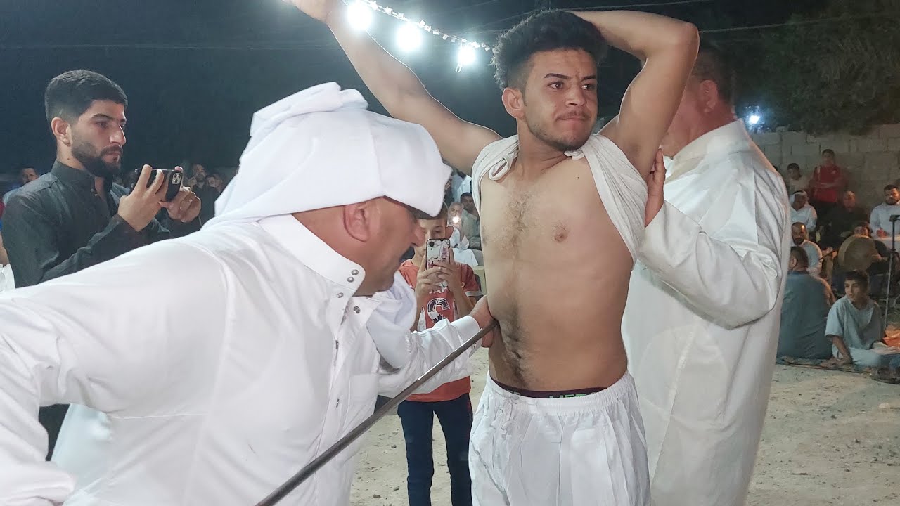 المداح سعد الشاماني حرربي بحق سيد حميد وضرب حراب