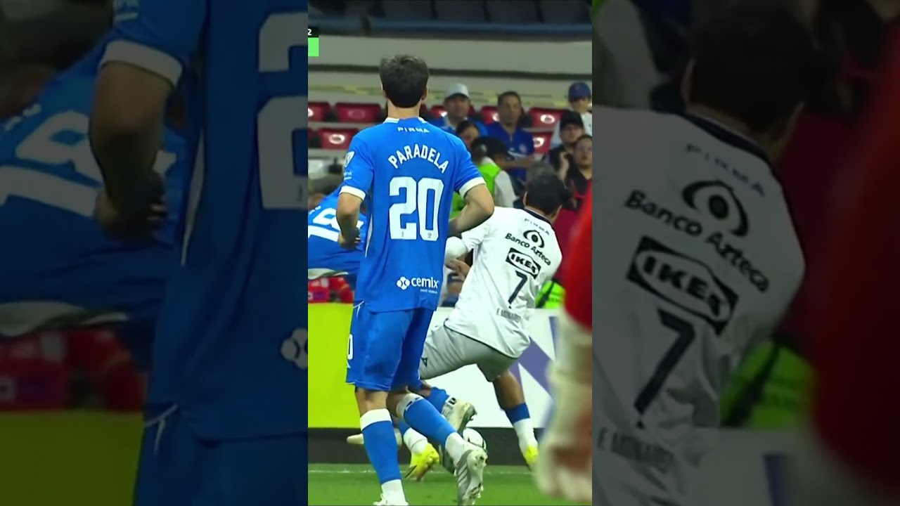 😳 ¿ERA ROJA PARA LA MÁQUINA? ❌ ¡Durísima entrada de Luka Romero! 😨 #shorts