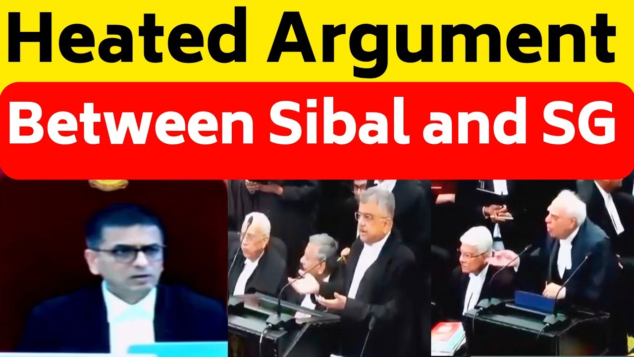 Heated Argument Between Kapil Sibal and Solicitor General,Article 370 Hearing