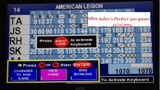 Allen Asher perfect 300 bowling game video Diamond Lanes Evansville usbc  zeal for life testimonial