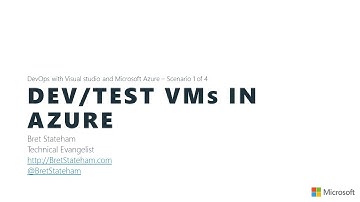 Azure DevOps with Visual Studio Online - Dev/Test VMs