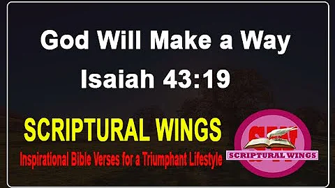 God Will Make a Way – Isaiah 43:19 Christian Motivation
