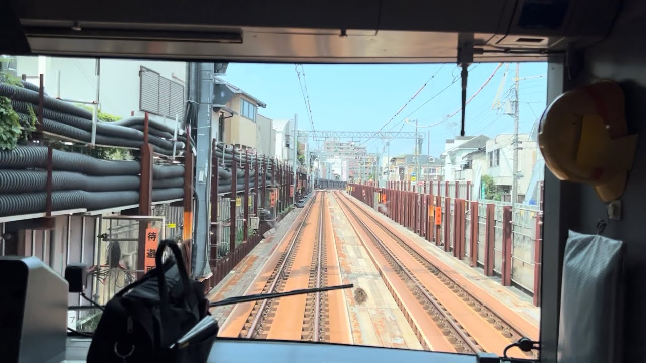 2025年8月5日 高田馬場駅→田無駅　西武新宿線　地下化、高架化予定区間