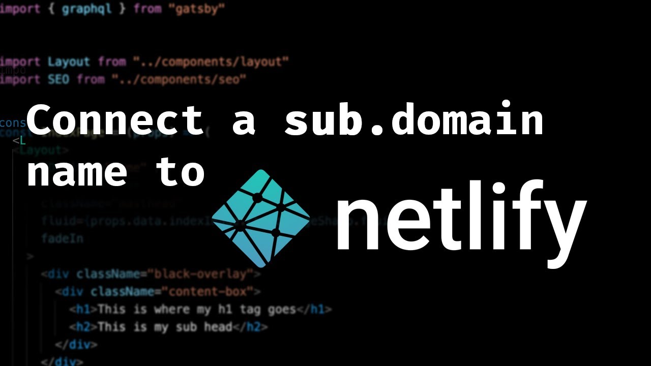 sub domain คือ  New 2022  How To Setup a Subdomain in Netlify