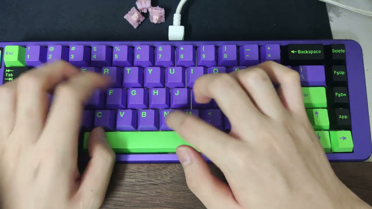 Space65 R3 soundtest w/ Pure berry