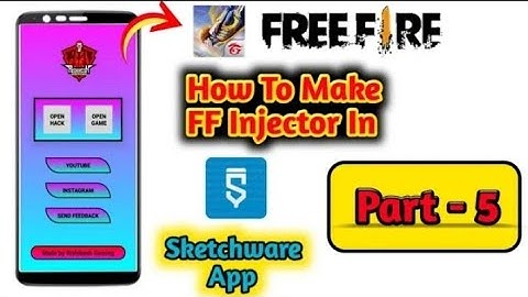 How too make free fire injector in sketchware|| Part 5 ||Technical Shrey Gamerz