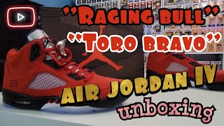 Air Jordan ? 5 Retro Raging Bull / “Toro Bravo” Unboxing ?