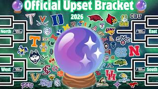 *UPSET BRACKET* March Madness 2026 Bracket Full Predictions