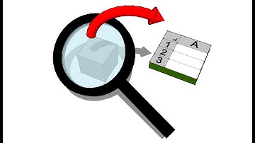 "Find And Report" data from SketchUp to Excel