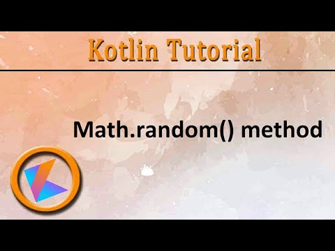#237 Kotlin Tutorial | Math.random()