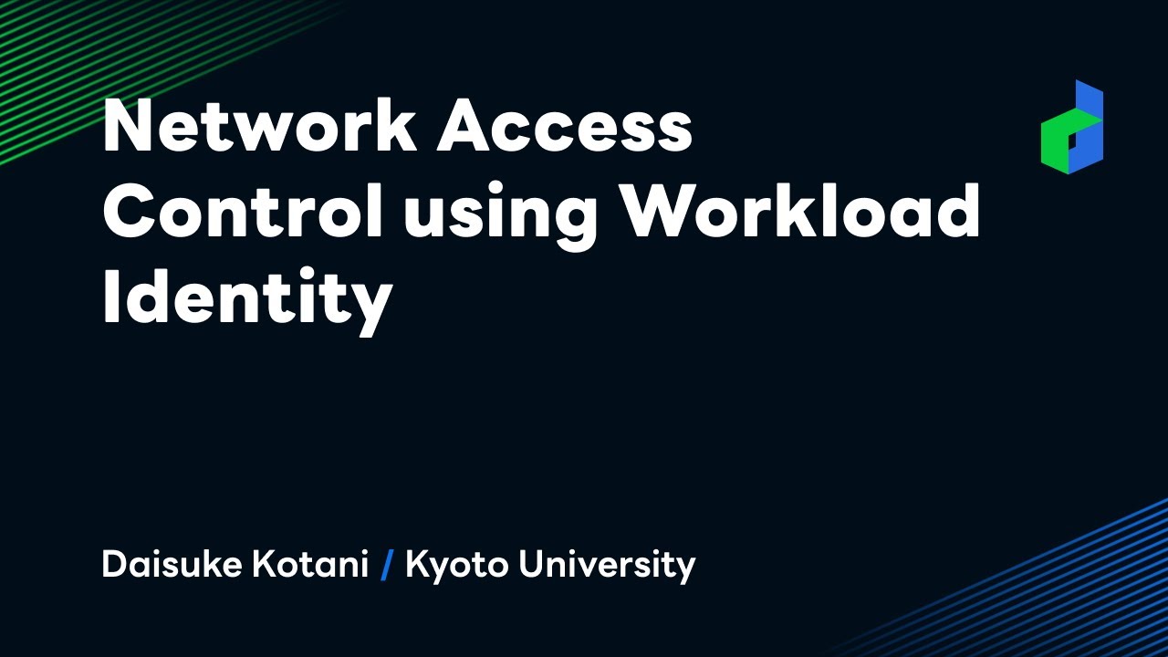 Network Access Control using Workload Identity -English version- - YouTube